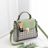 Plaid Women's Shoulder Bag Crossbody Bag 20X11X15cm