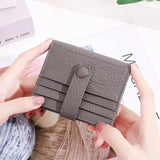 Mini Wallet for Women - First Layer Leather Cardholder Female Purse
