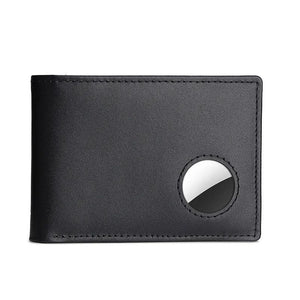 Men's Leather Money Clip RFID Anti-theft Wallet