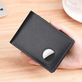 Men's Leather Money Clip RFID Anti-theft Wallet