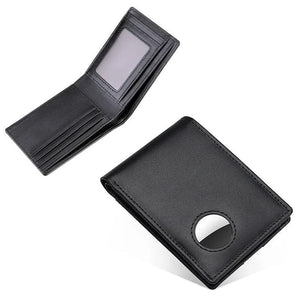 Men's Leather Money Clip RFID Anti-theft Wallet