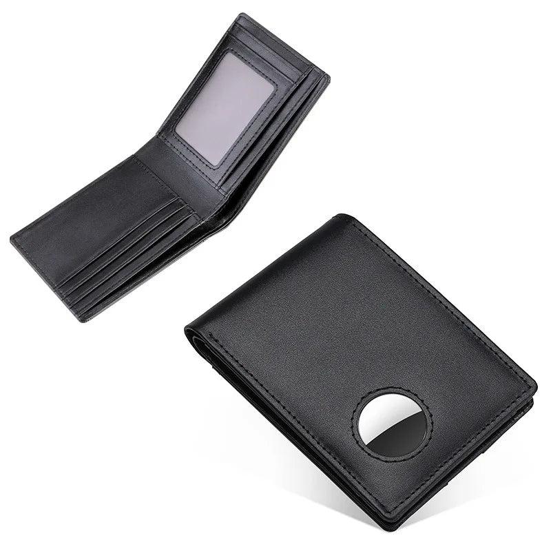 Men's Leather Money Clip RFID Anti-theft Wallet