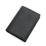 Genuine Leather Cardholder Folded Wallet Purse
