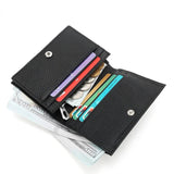 Genuine Leather Cardholder Folded Wallet Purse
