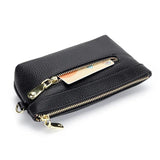 Leather Women Clutch Zipper Wallets Purses High Capacity Casual Money Bags