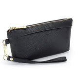 Leather Women Clutch Zipper Wallets Purses High Capacity Casual Money Bags