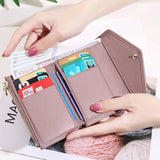 Genuine Leather Women Wallet Cardholder Purse
