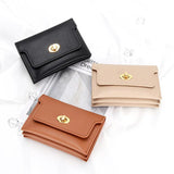2022 New Leather Women's Wallet Multi-compartment Solid Money