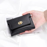 2022 New Leather Women's Wallet Multi-compartment Solid Money