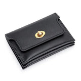 2022 New Leather Women's Wallet Multi-compartment Solid Money