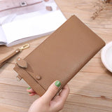 Leather Women Handbag Clutch Cardholder Zipper Cellphone Bag Purse