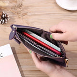 Leather Women Handbag Clutch Cardholder Zipper Cellphone Bag Purse