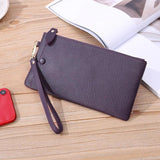 Leather Women Handbag Clutch Cardholder Zipper Cellphone Bag Purse