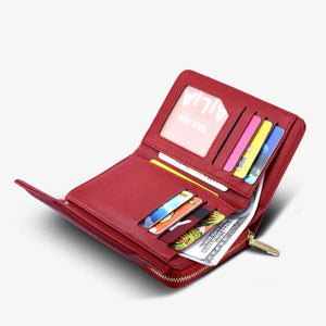 Women's Zipper Wallet Short Multifunctional Purse