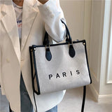 Women Canvas Handbags Tote Bags Ladies Shoulder Messenger Bags