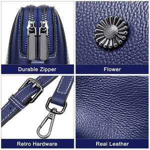 Layer Cow Leather Mobile Bag Women's Cross Body Small Bag