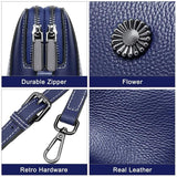 Layer Cow Leather Mobile Bag Women's Cross Body Small Bag