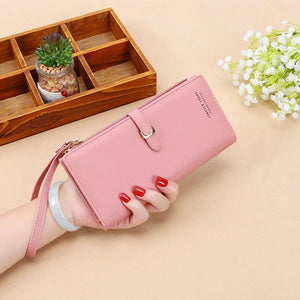 Korean-style Women's Clutch Bag with Hand Strap
