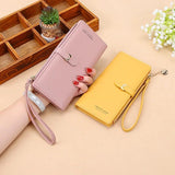 Korean-style Women's Clutch Bag with Hand Strap