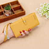 Korean-style Women's Clutch Bag with Hand Strap