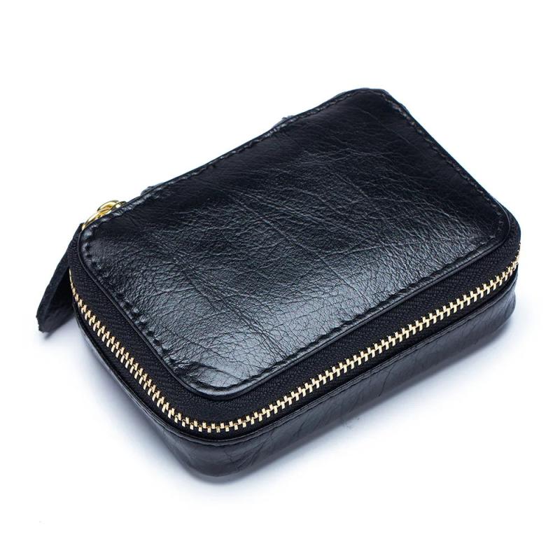 Unistybag Lipstick Bag Leather Makeup Case Mini Purse Women Cosmetic Bag Mirror