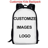 Demon Slayer Anime Print School Backpack for Kids