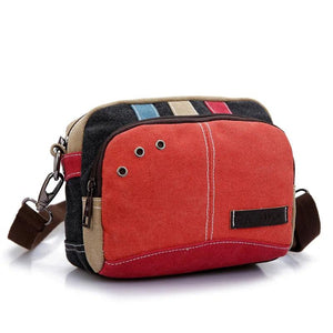 Summer Canvas Shoulder Cross-Body Sling Bag Sports & Leisure Storage Bag