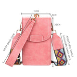 Printed Shoulder Strap Small Square Pack Ladies Wallet