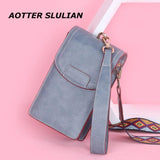 Printed Shoulder Strap Small Square Pack Ladies Wallet