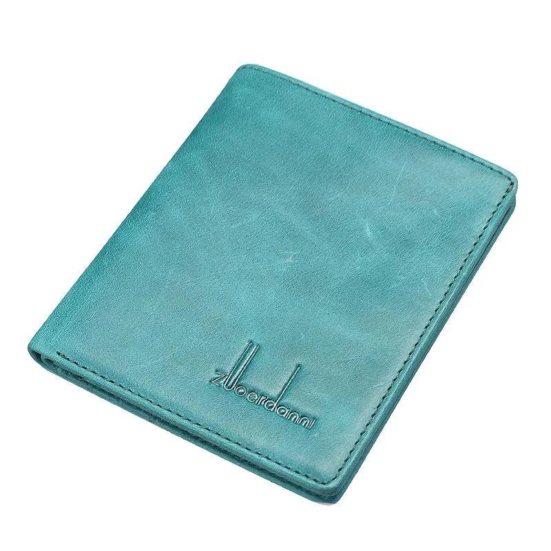 Women's Hasp Mini Purse Slim Leather Wallet