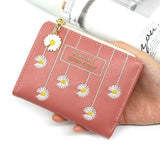 Dark Grid Flower Hand Bag Women's Short Pull Bag