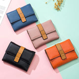 Women Small Wallet Ladies Mini Leather Purses Female Short Wallets