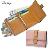 Women Small Wallet Ladies Mini Leather Purses Female Short Wallets