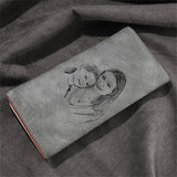 Customized Photo Women's Wallet Engraved Ladies Wallet Anniversary Gift