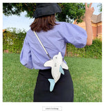 Shark Crossbody Shoulder Bag Mini Messenger Wallets for Women