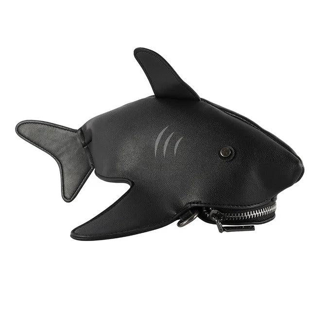 Shark Crossbody Shoulder Bag Mini Messenger Wallets for Women