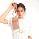 Women's Mobile Phone Bag Solid Shoulder Messenger Bag