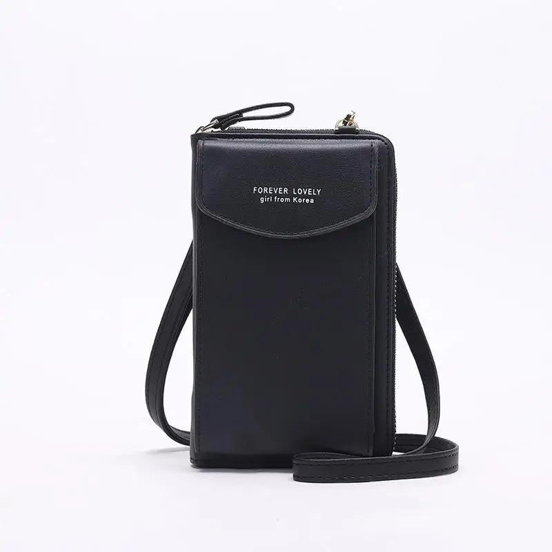 Women's Mobile Phone Bag Solid Shoulder Messenger Bag
