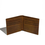 Men's Crazy Horse Leather Wallet Head Layer Cowhide Leather Men's Bag