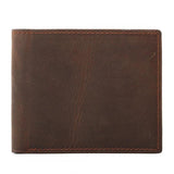 Men's Crazy Horse Leather Wallet Multi-card Retro Men's Wallet