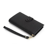 High Cow Leather RFID Wallet Women Hasp Zipper Walets Leather Female Purse Long