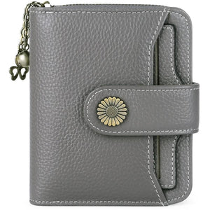 Leather Lady's Short Wallet Multi-function Mini Wallet