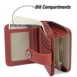 Leather Lady's Short Wallet Multi-function Mini Wallet