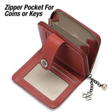 Leather Lady's Short Wallet Multi-function Mini Wallet