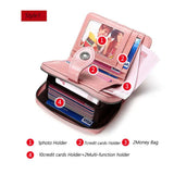 RFID Leather Wallet Forever Young Wallet for Women