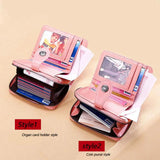 RFID Leather Wallet Forever Young Wallet for Women