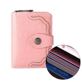 RFID Leather Wallet Forever Young Wallet for Women