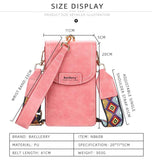 Women's Large Capacity Long Wallet Crossbody Bag