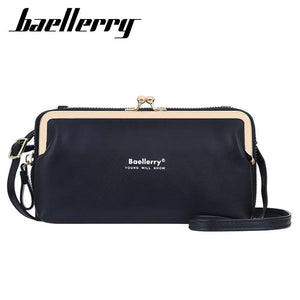 Women Long Wallet Zipper Crossbody Bags Large Capacity