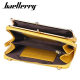 Women Long Wallet Zipper Crossbody Bags Large Capacity